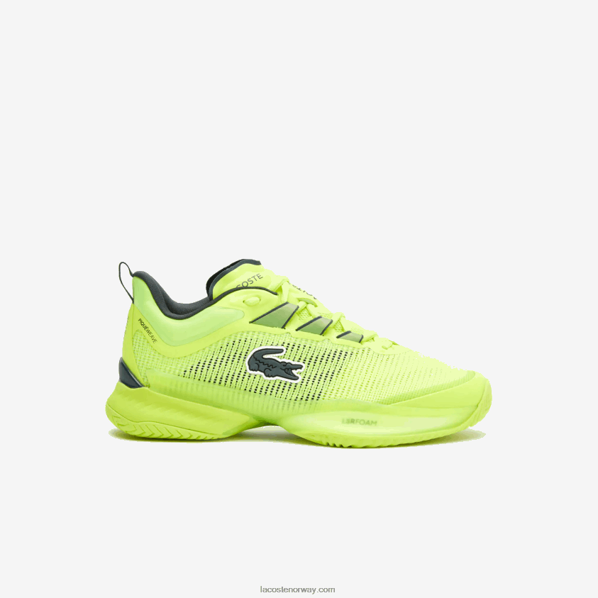 Lacoste ag-lt23 ultra tekstil tennissko 4J4X0T2688 gul gul 2t7 kvinner
