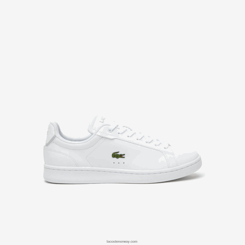 Lacoste carnaby pro bl tonal skinn joggesko 4J4X0T2681 hvit 21g kvinner