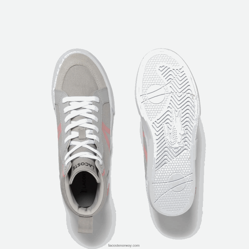 Lacoste l004 joggesko i middels tekstil 4J4X0T2687 16c kvinner