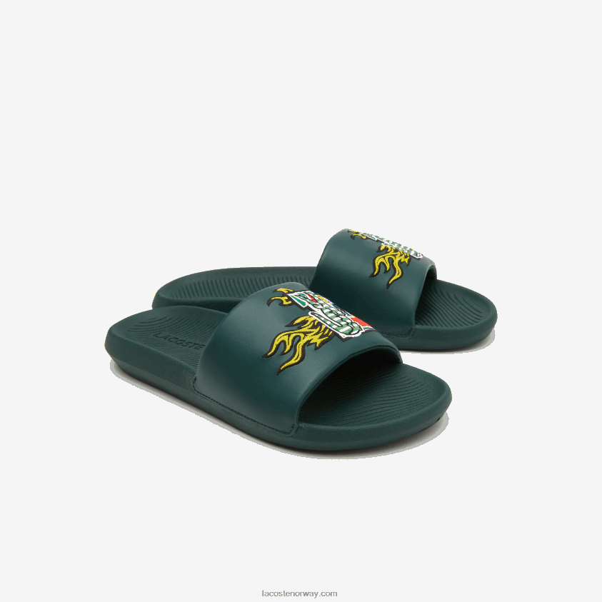 Lacoste croco syntetiske lysbilder 4J4X0T2758 grønn 1m8 kvinner