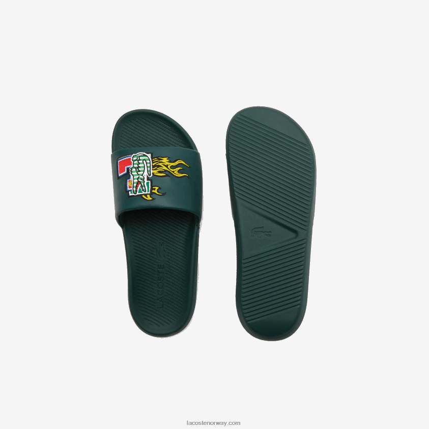 Lacoste croco syntetiske lysbilder 4J4X0T2758 grønn 1m8 kvinner