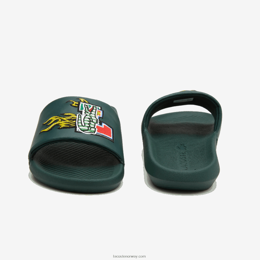 Lacoste croco syntetiske lysbilder 4J4X0T2758 grønn 1m8 kvinner