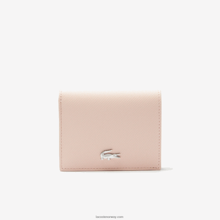 Lacoste anna liten sammenleggbar lommebok 4J4X0T2842 stol amande j19 kvinner