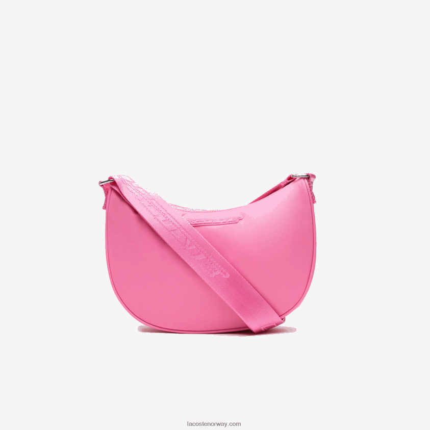 Lacoste Halfmoon bag med kontrastmerke 4J4X0T2797 villrose corrida m00 kvinner
