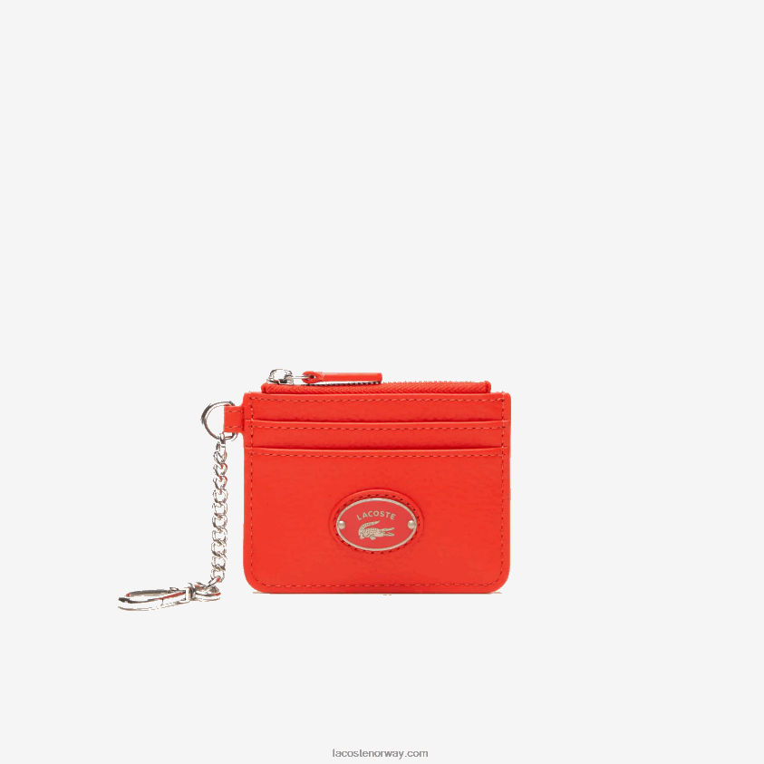 Lacoste karabinkrok kortholder i skinn 4J4X0T2809 korrida l41 kvinner