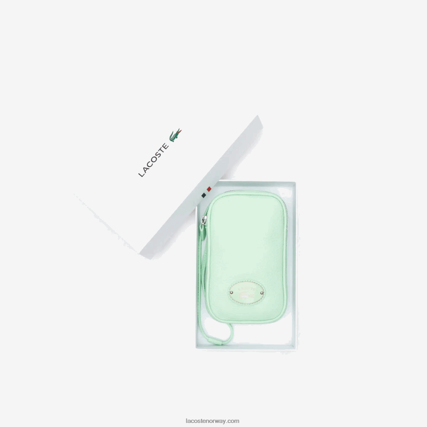 Lacoste kontrast krokodilletelefonholder 4J4X0T2894 aske k93 kvinner