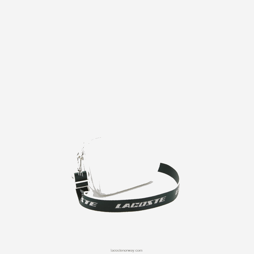 Lacoste merket crossover-veske med skulderreim 4J4X0T2881 blanc sinople blanc l06 kvinner