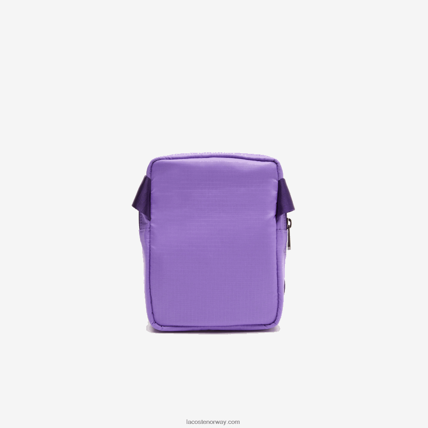 Lacoste merket vertikal crossover-veske med glidelås 4J4X0T2089 samui noir neva k27 kvinner