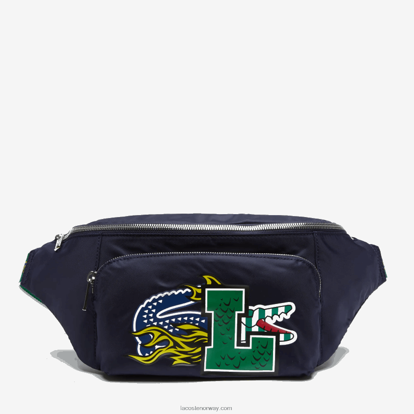 Lacoste merkeveske med komisk effekt 4J4X0T2028 marine 166 jardin l28 kvinner