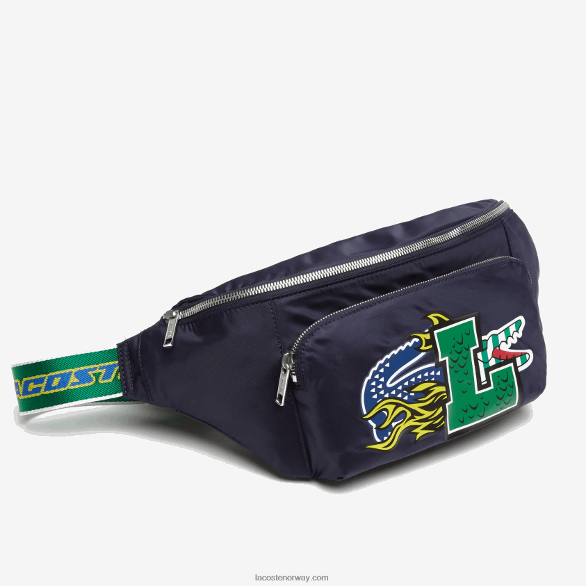 Lacoste merkeveske med komisk effekt 4J4X0T2028 marine 166 jardin l28 kvinner