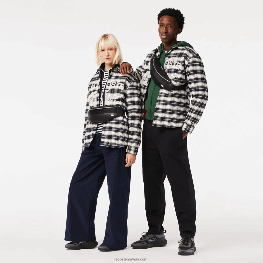 Lacoste midjeveske med kontrastkoordinat 4J4X0T2062 svart 000 kvinner