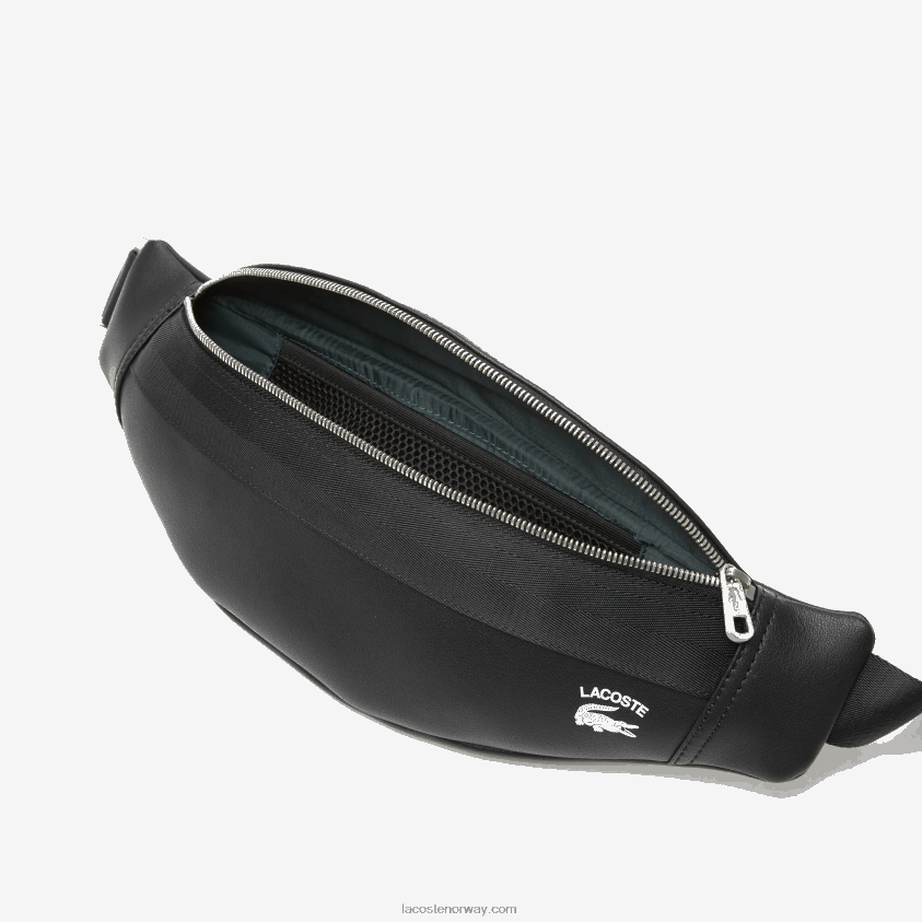 Lacoste midjeveske med kontrastkoordinat 4J4X0T2062 svart 000 kvinner