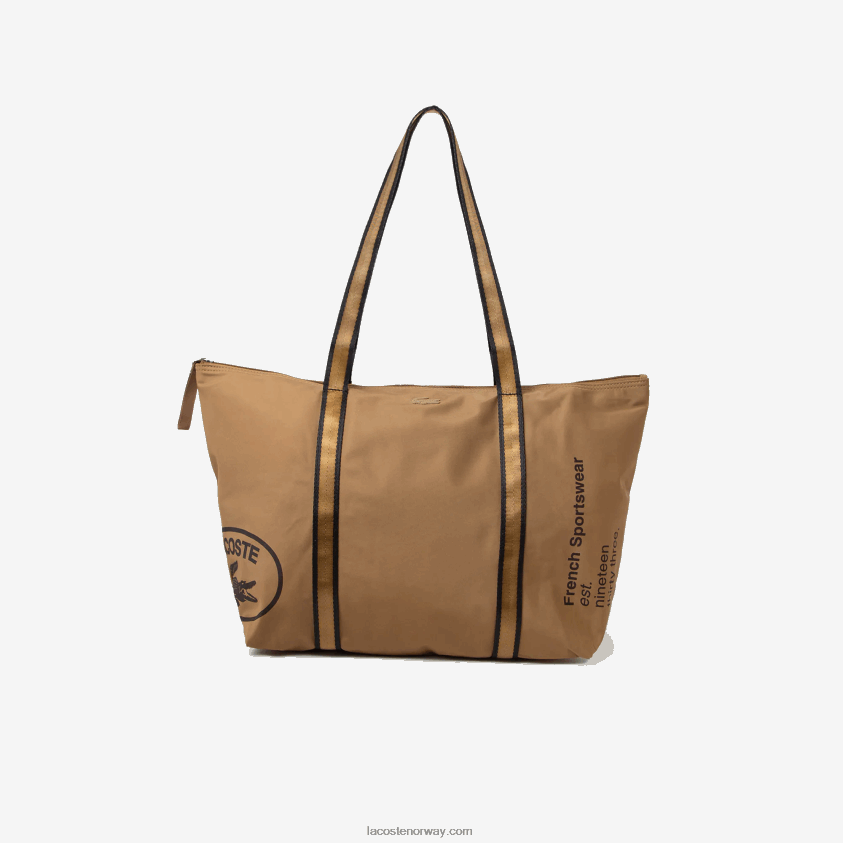 Lacoste sammenleggbar handlepose 4J4X0T2826 leafy noir l20 kvinner