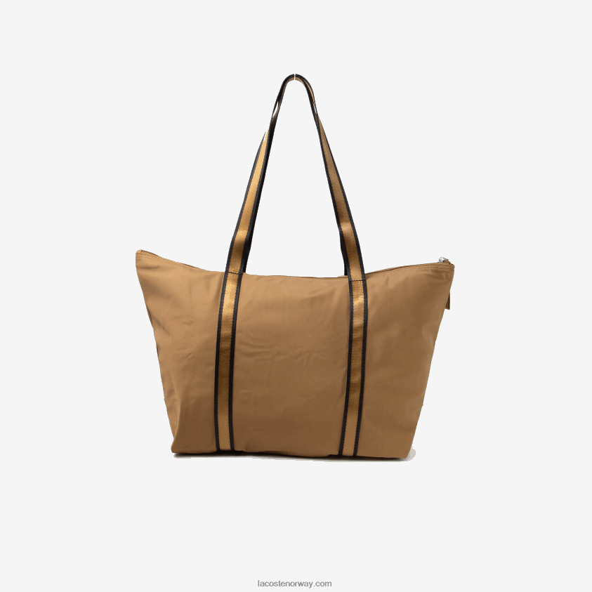 Lacoste sammenleggbar handlepose 4J4X0T2826 leafy noir l20 kvinner