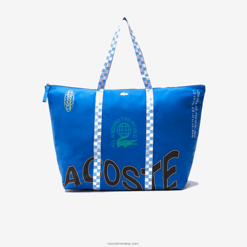 Lacoste sammenleggbar weekendbag 4J4X0T2850 marina allover l09 kvinner