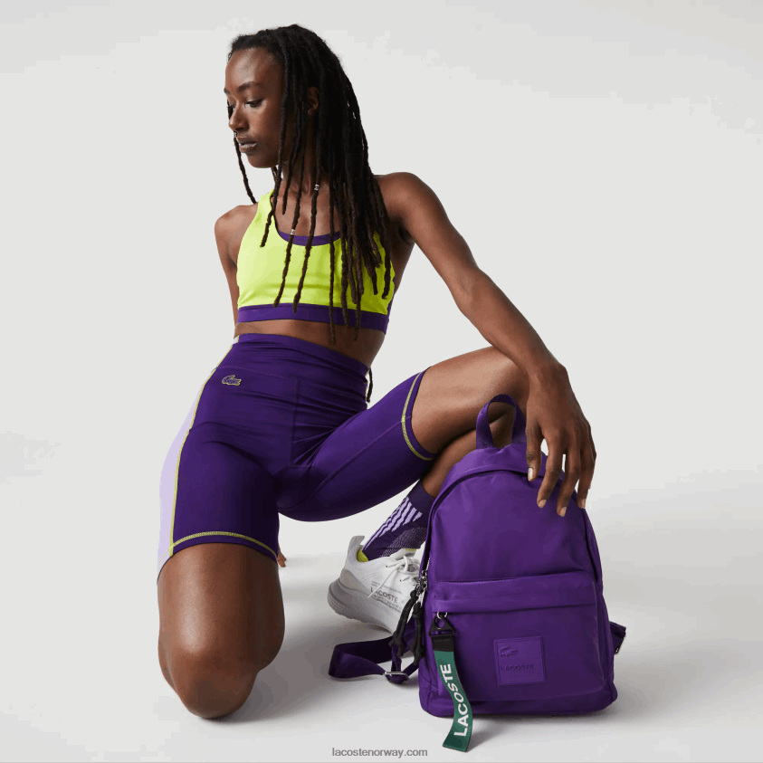 Lacoste signatur patch merket puller ryggsekk 4J4X0T2862 samui k66 kvinner