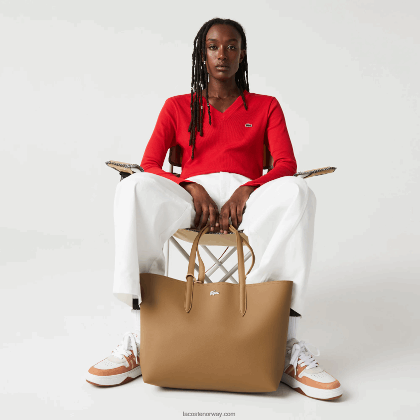 Lacoste anna vendbar tofarget veske 4J4X0T2778 løvrike viennois k60 kvinner