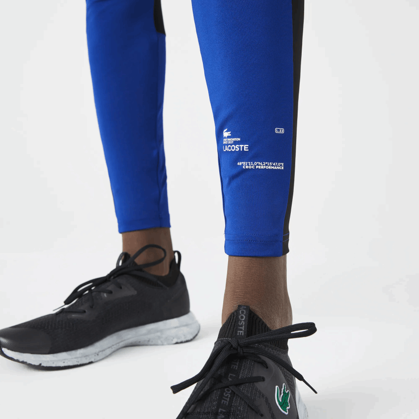 Lacoste sport leggings 4J4X0T1138 blå svart hvit phk menn