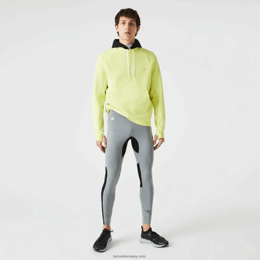 Lacoste sport leggings 4J4X0T1139 grå kine svart hvit s1y menn