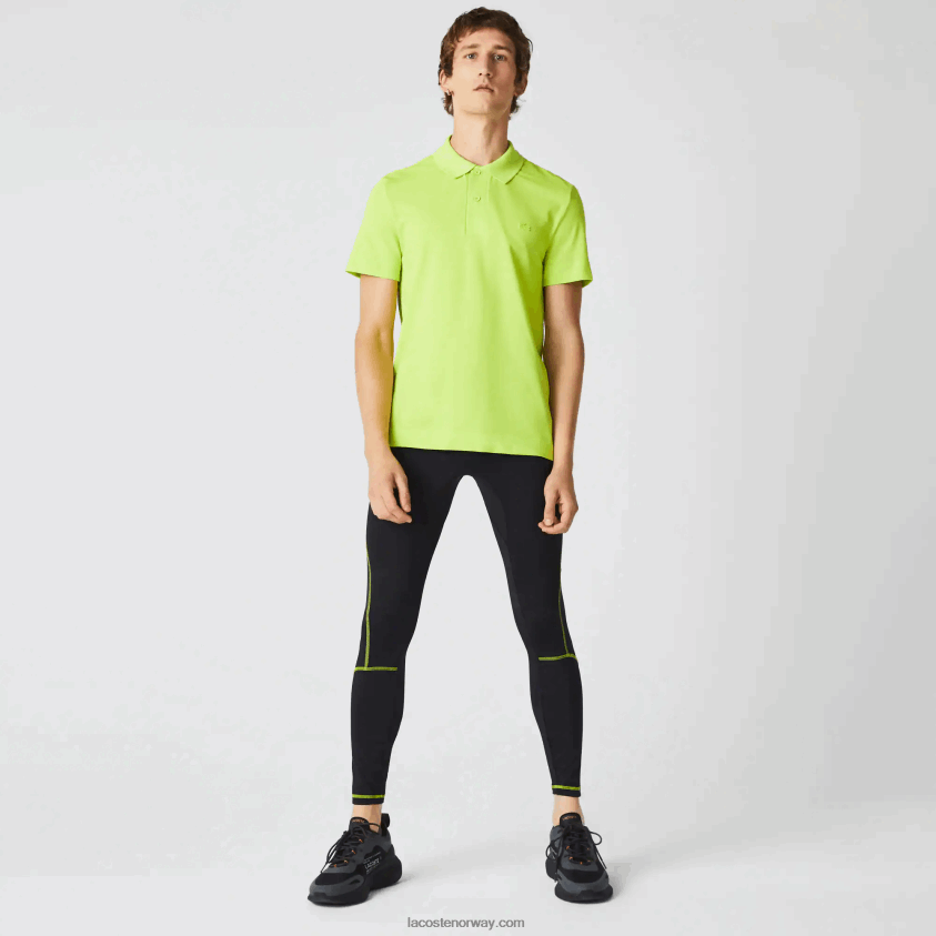 Lacoste sport termiske leggings 4J4X0T1112 svart gul 60r menn