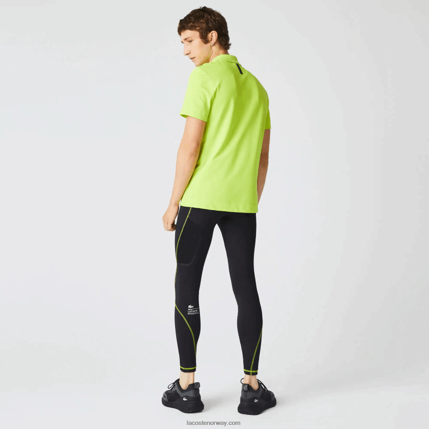Lacoste sport termiske leggings 4J4X0T1112 svart gul 60r menn