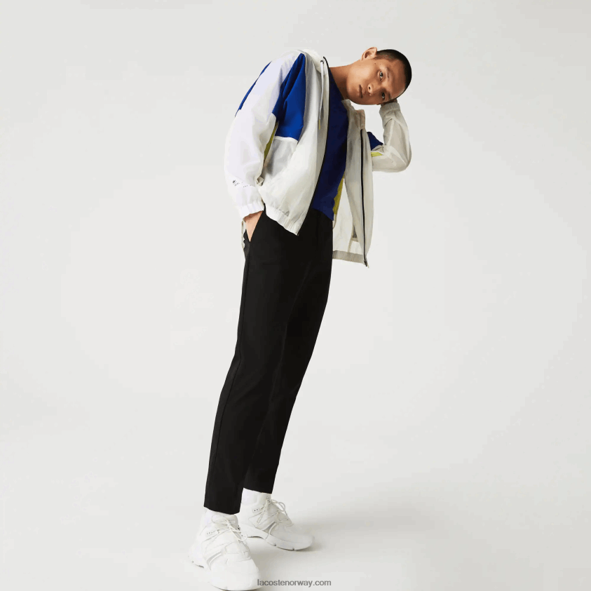 Lacoste slim fit lett vannavstøtende chinos 4J4X0T1588 svart 031 menn