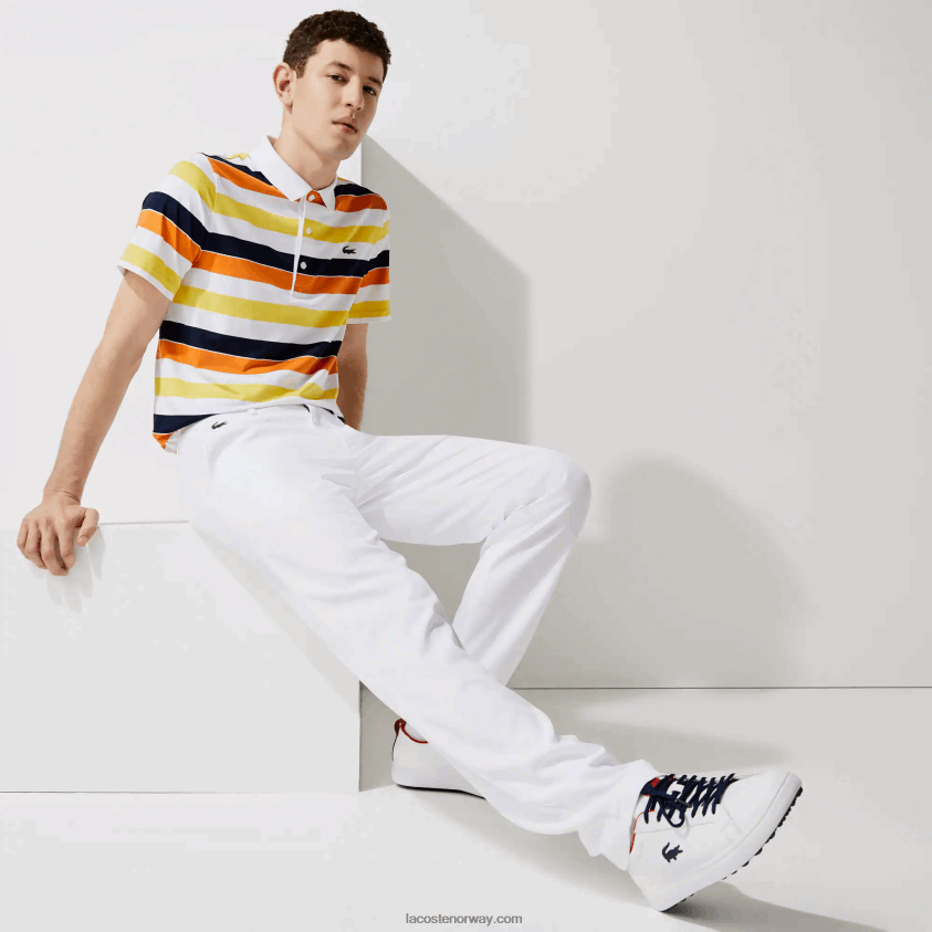 Lacoste sport stretch golf chino bukser 4J4X0T1641 hvit 001 menn
