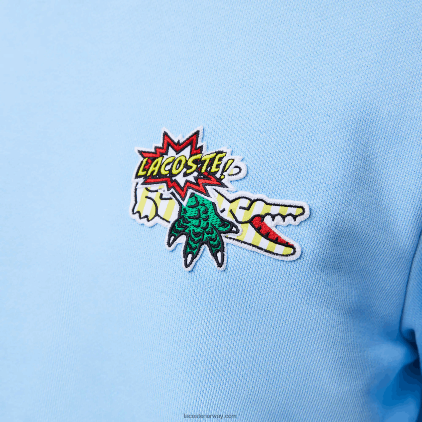 Lacoste genser i økologisk bomull 4J4X0T990 blå hbp menn