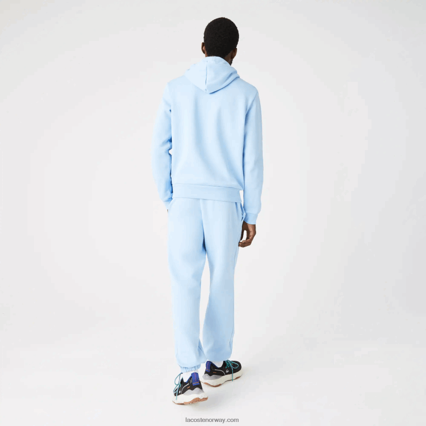 Lacoste hettegenser i økologisk bomull 4J4X0T267 blå hbp menn