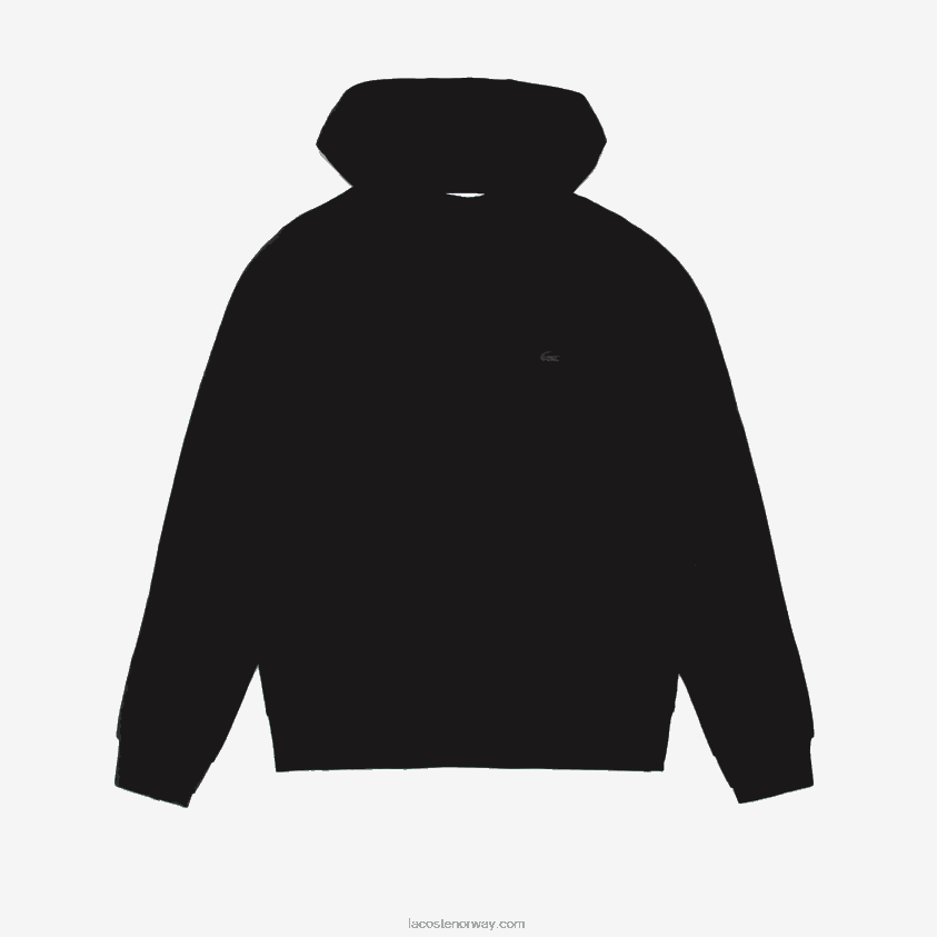 Lacoste hettegenser med klassisk passform 4J4X0T1223 svart 031 menn