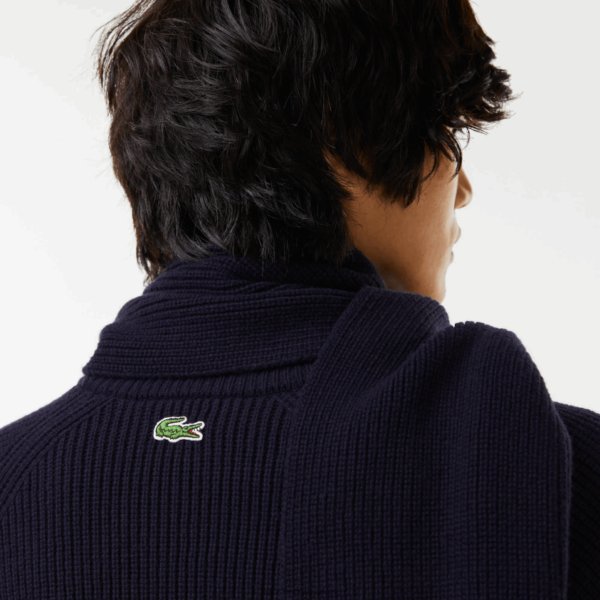 Lacoste krokodillegenser 4J4X0T1380 marineblå 166 menn
