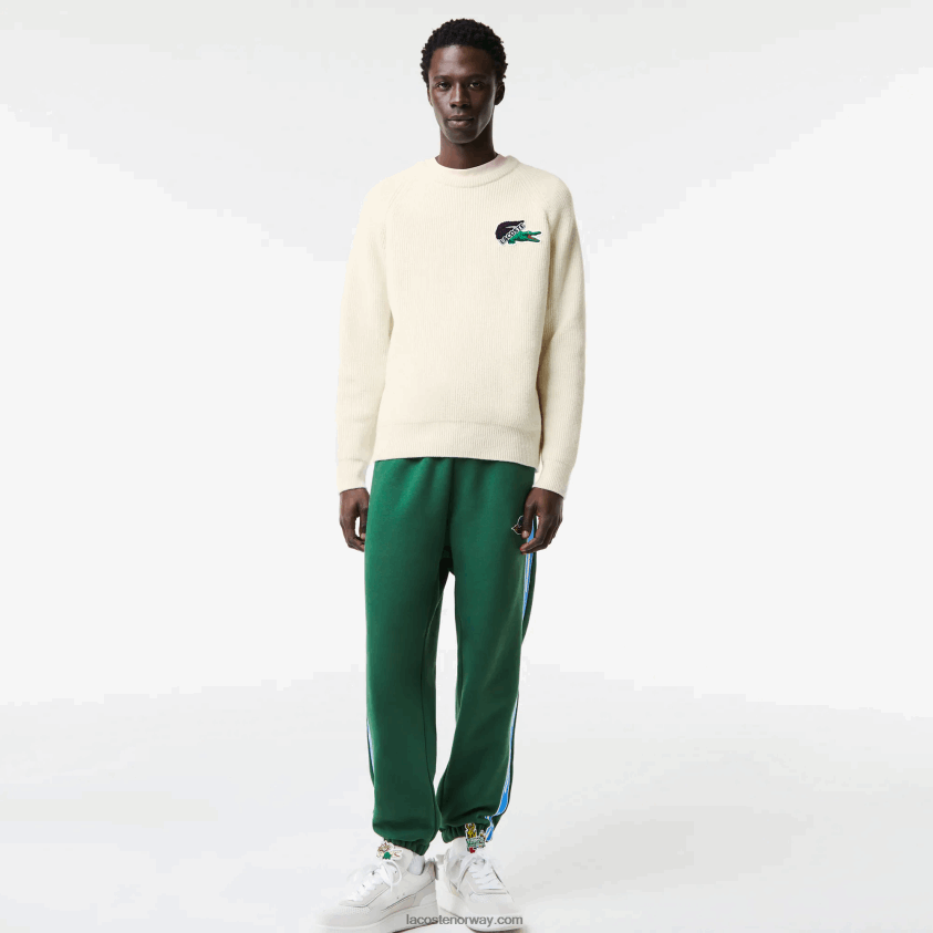 Lacoste krokodillegenser 4J4X0T1381 hvit xfj menn