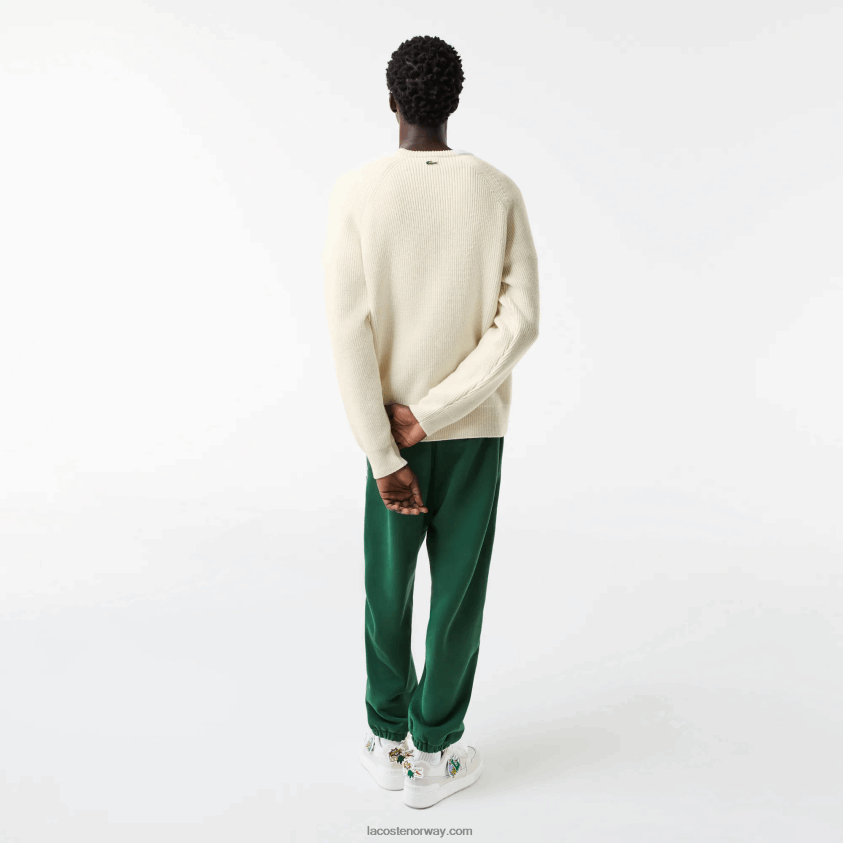 Lacoste krokodillegenser 4J4X0T1381 hvit xfj menn