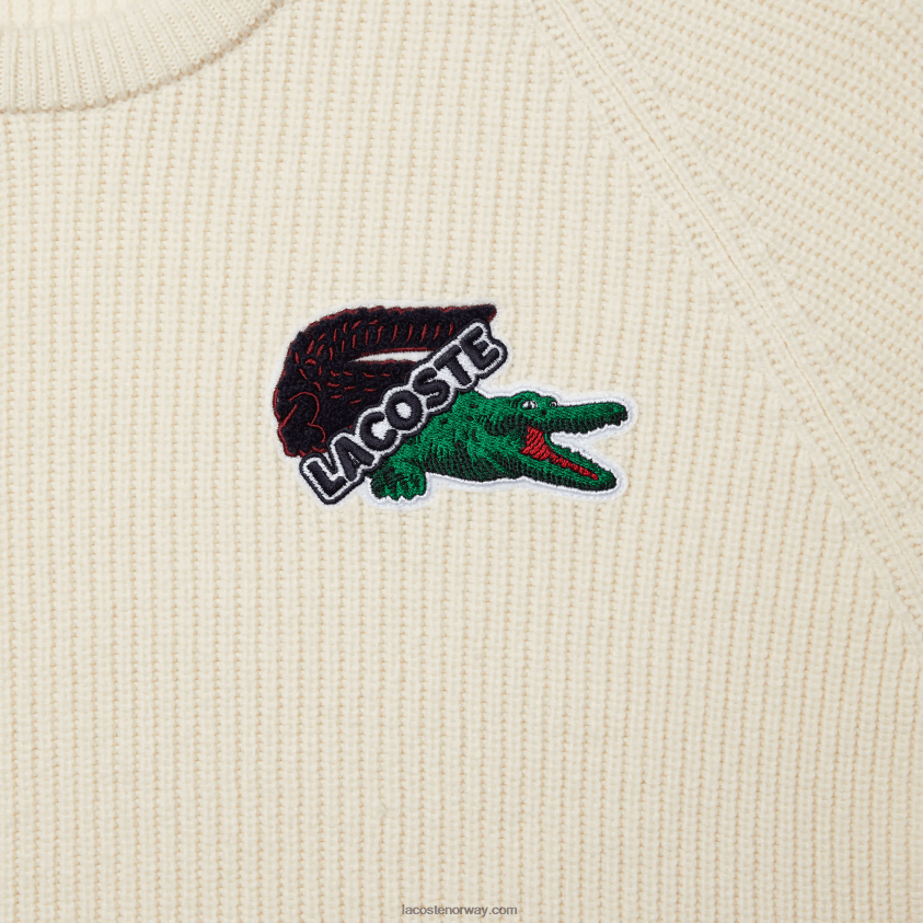 Lacoste krokodillegenser 4J4X0T1381 hvit xfj menn