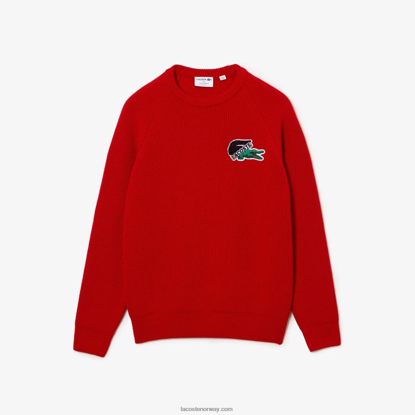 Lacoste krokodillegenser 4J4X0T1382 rød 240 menn