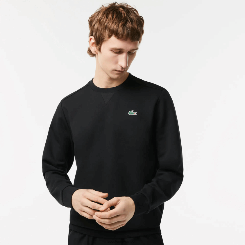 Lacoste sportsgenser med meshpaneler 4J4X0T1063 svart c31 menn