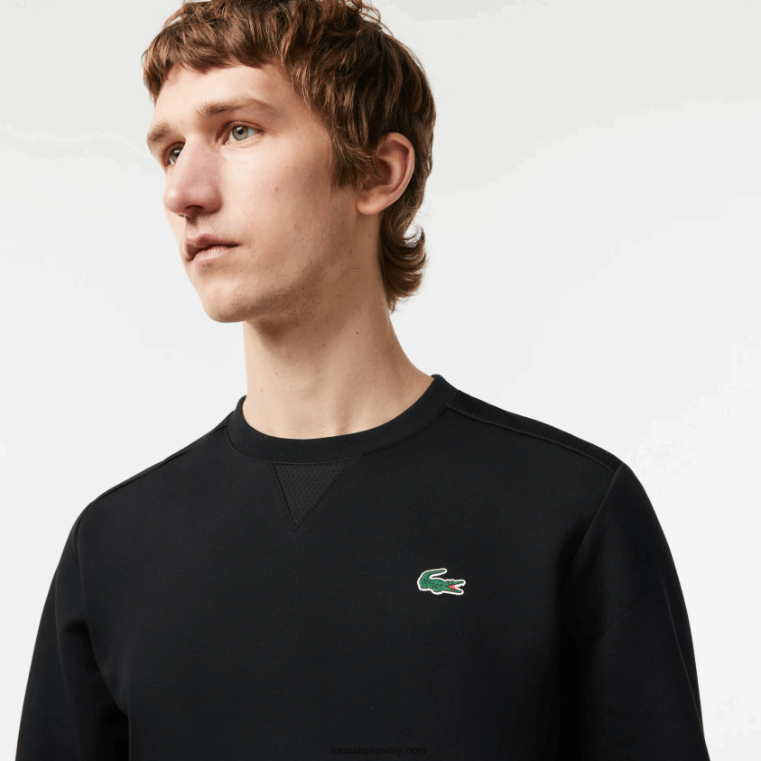 Lacoste sportsgenser med meshpaneler 4J4X0T1063 svart c31 menn