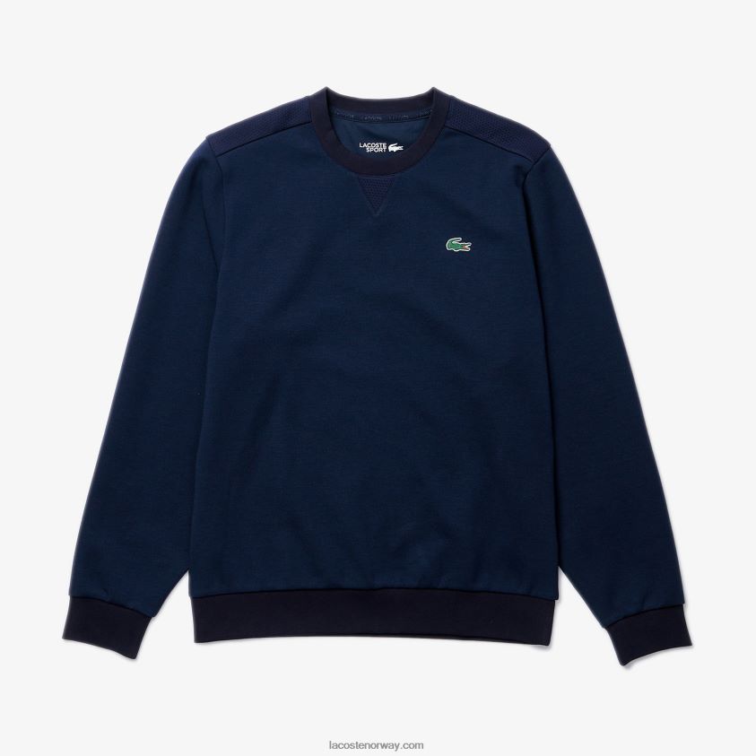 Lacoste sportsgenser med meshpaneler 4J4X0T1064 marineblå 423 menn