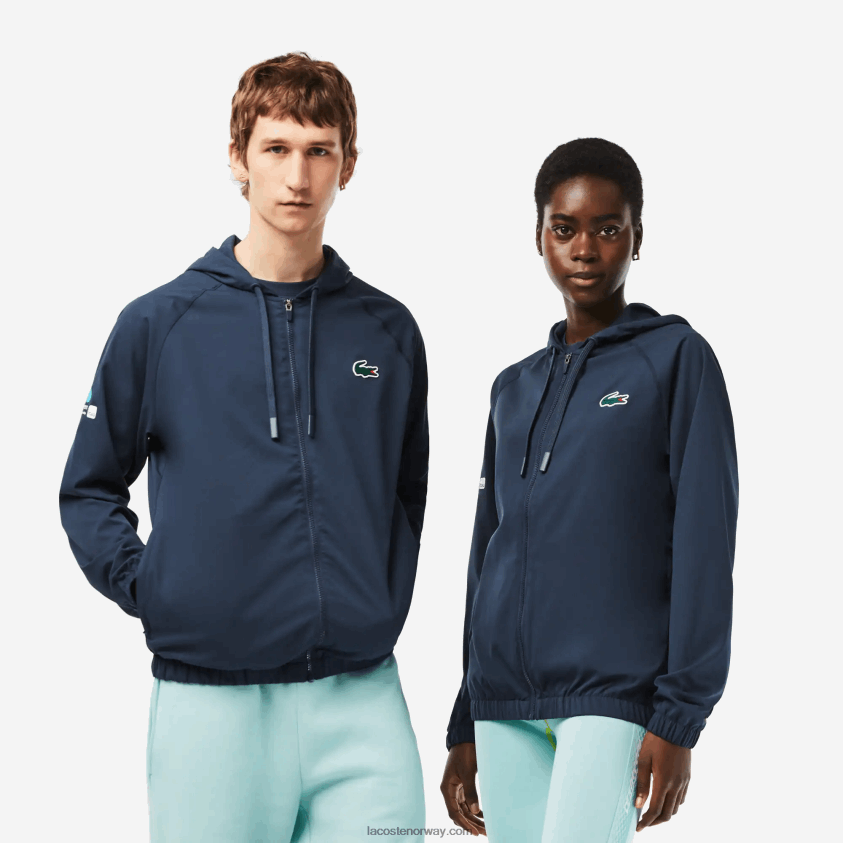 Lacoste sport miami open edition jakke 4J4X0T395 blå kxe menn