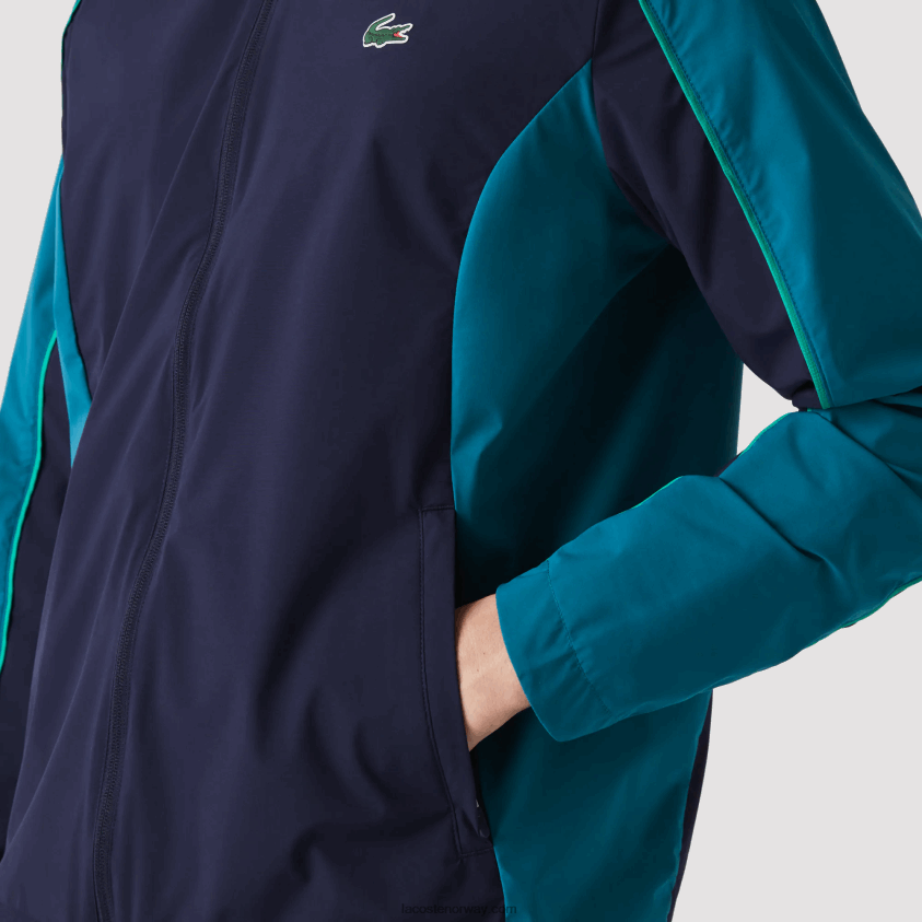 Lacoste sport pakkebar golfjakke 4J4X0T1277 marineblå grønn 6t2 menn