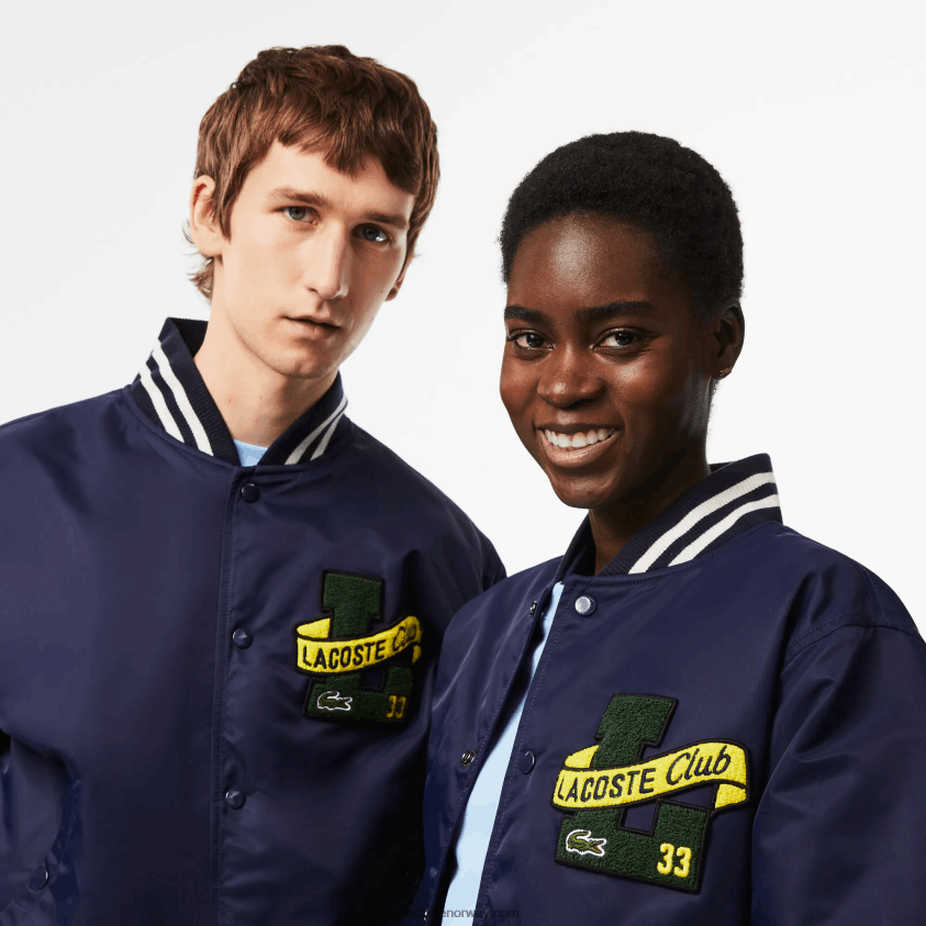 Lacoste teddy jakke 4J4X0T383 marineblå 166 menn