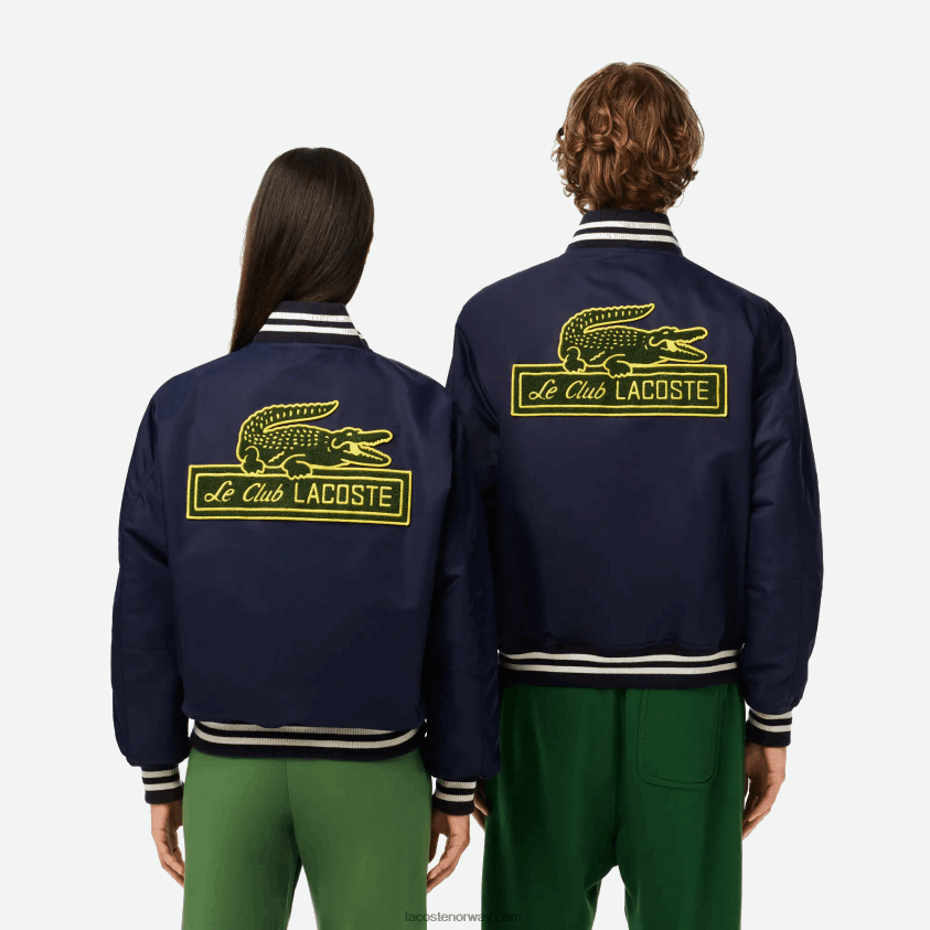 Lacoste teddy jakke 4J4X0T383 marineblå 166 menn