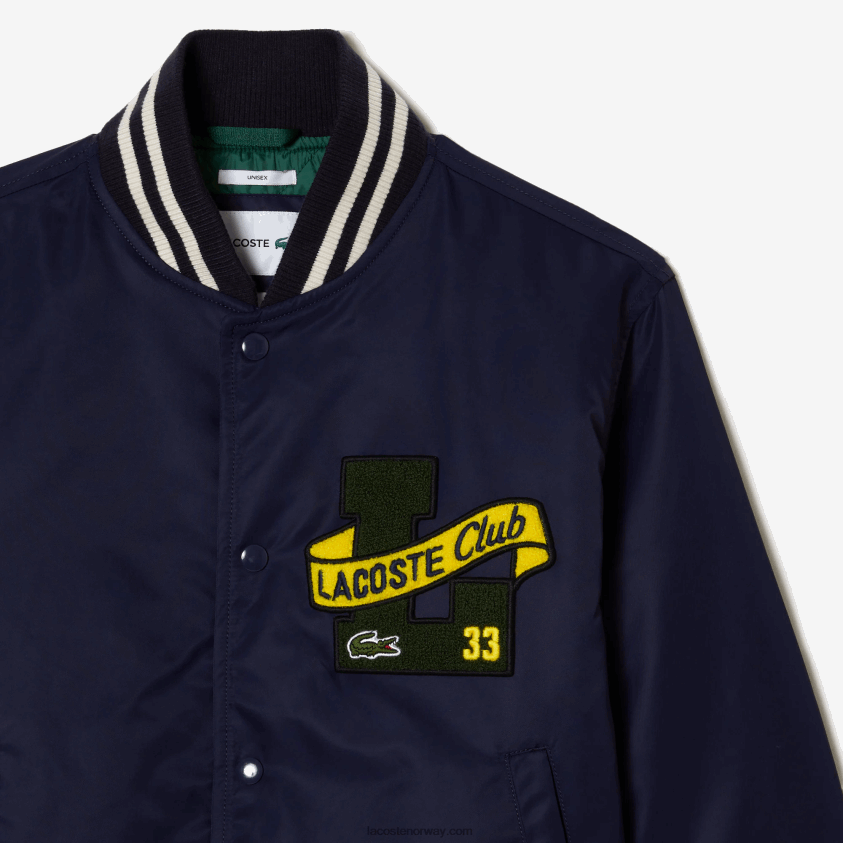 Lacoste teddy jakke 4J4X0T383 marineblå 166 menn