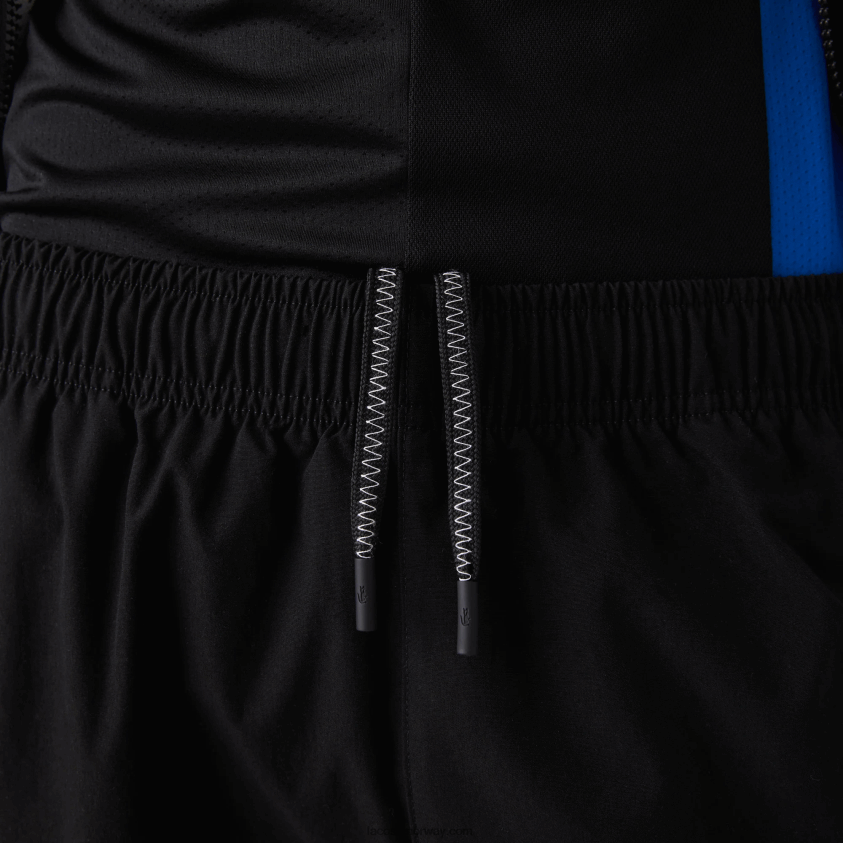 Lacoste kontrast overdimensjonert merkevare-trepebukse 4J4X0T1003 svart 031 menn