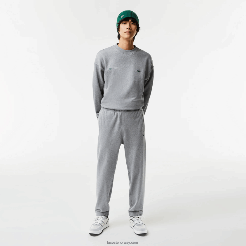 Lacoste print joggebukser 4J4X0T1012 grå kine yrd menn