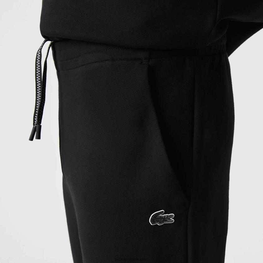 Lacoste slim fit merkede joggebukser 4J4X0T973 svart 031 menn
