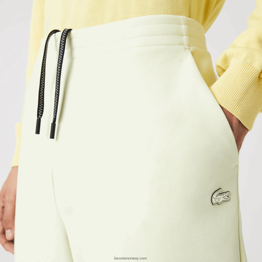 Lacoste slim fit merkede joggebukser 4J4X0T974 gul 6gd menn