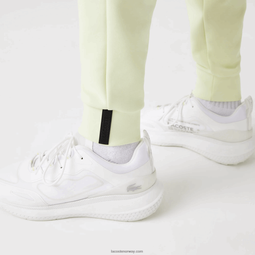 Lacoste slim fit merkede joggebukser 4J4X0T974 gul 6gd menn