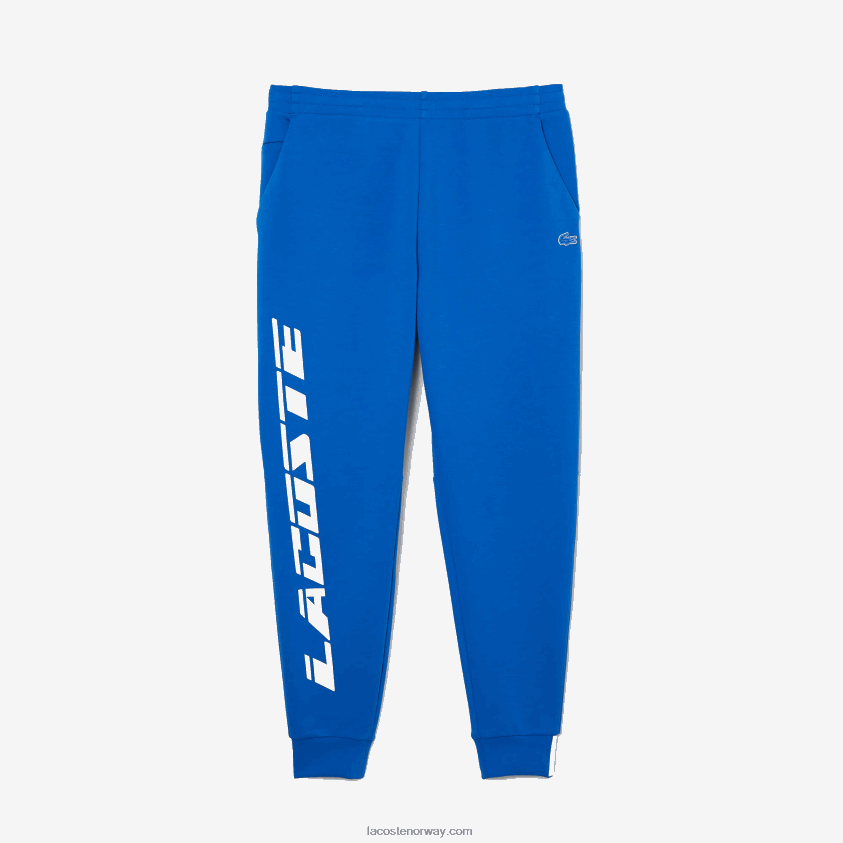 Lacoste slim fit merkede joggebukser 4J4X0T975 blå k1q menn