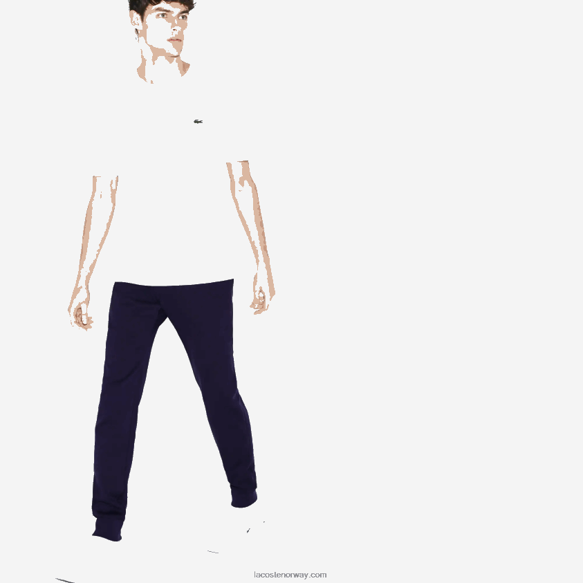 Lacoste sport fleece tennis joggebukser 4J4X0T961 marineblå 166 menn